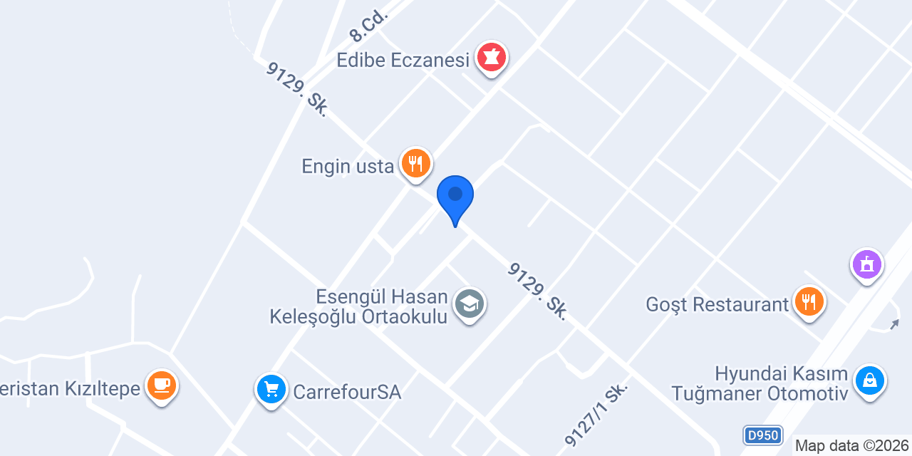 Öter Erkek Kuaför konumu