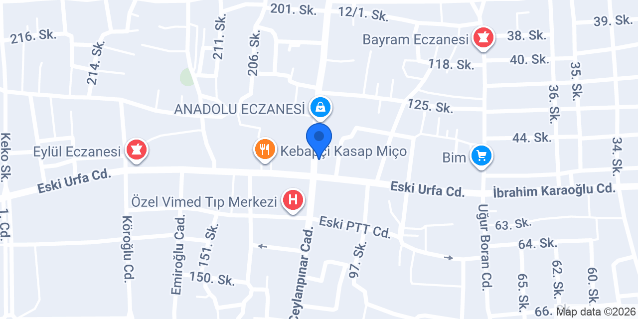 Rüzgar Döner ve İskender Salonu konumu