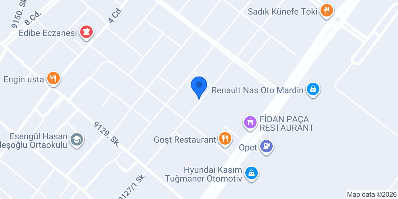 Mardin Masaj Salonu Arslan Spa konumu