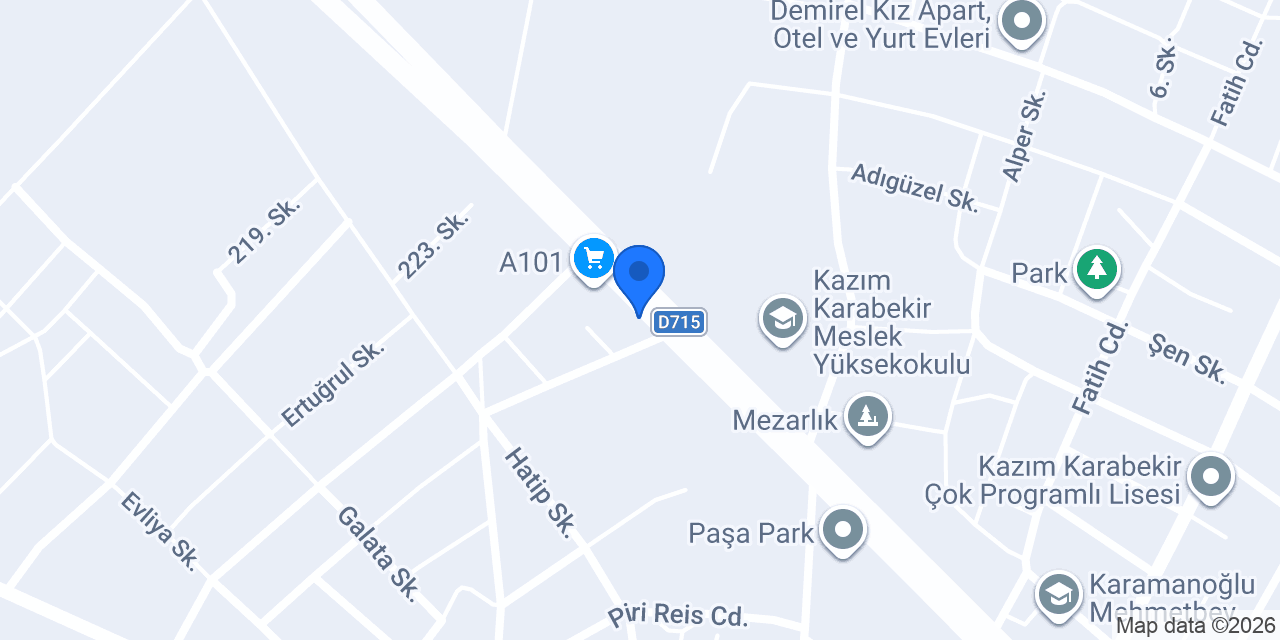 Rota Cafe & Pastene konumu