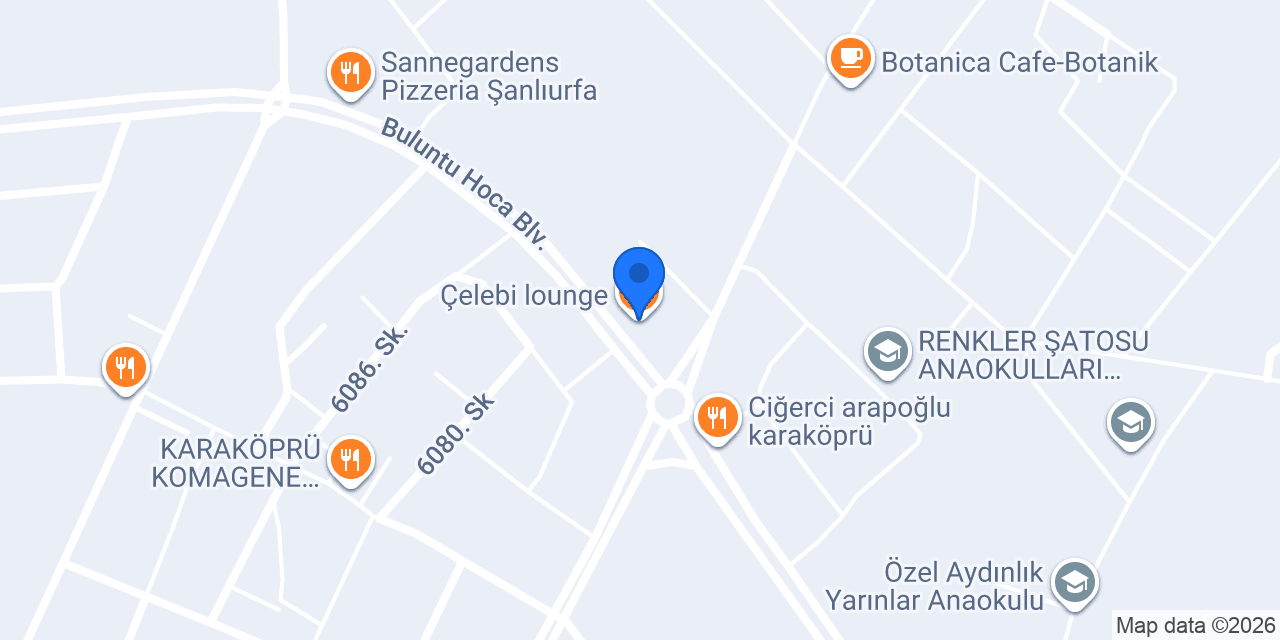 Çelebi lounge konumu