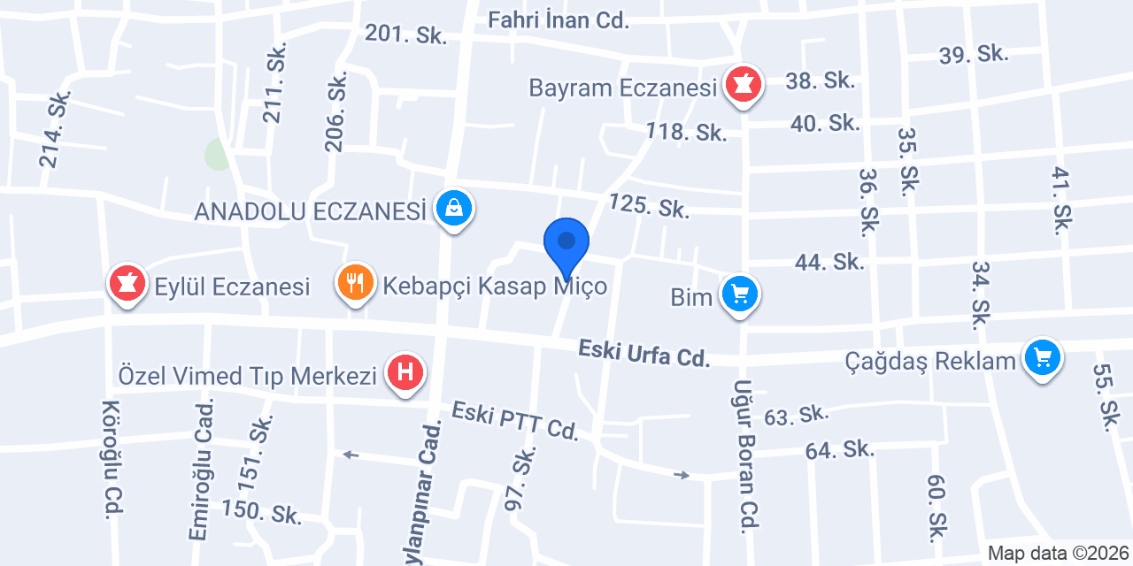 Hediye Erbane Grubu konumu
