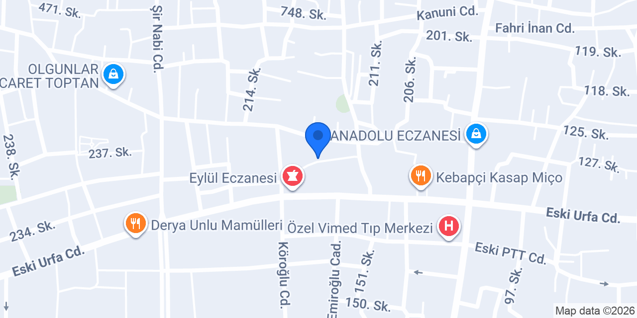 YAŞAR Erkek Kuförü konumu