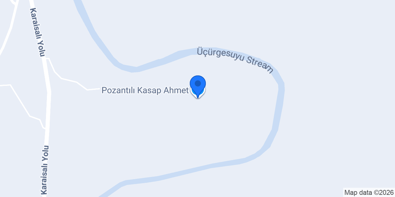 Pozantılı Kasap Ahmet konumu