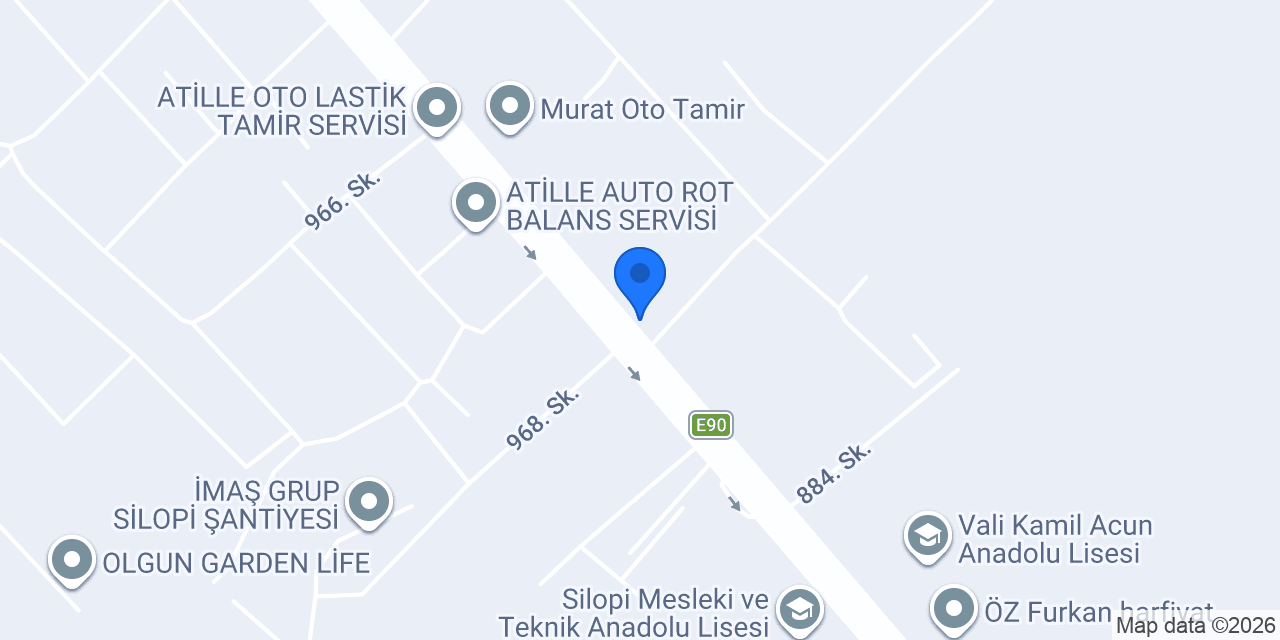 Yıldızlar Mobilya konumu