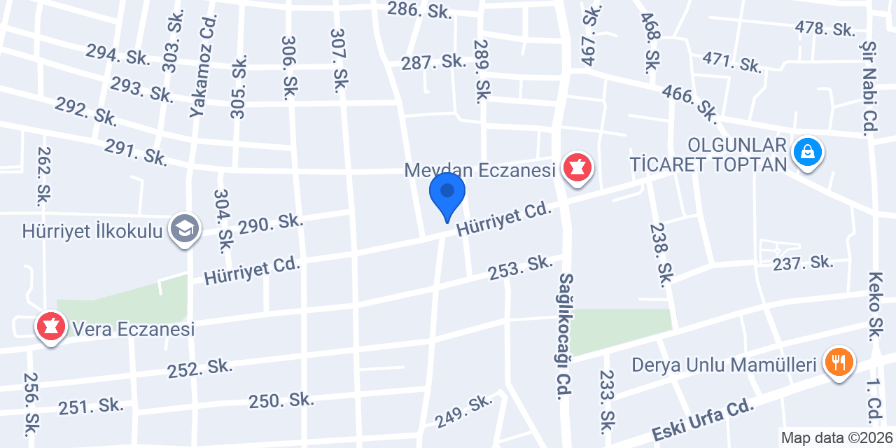 Simfer Yetkili Servis konumu