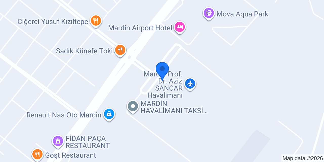 Mardin Havaş konumu