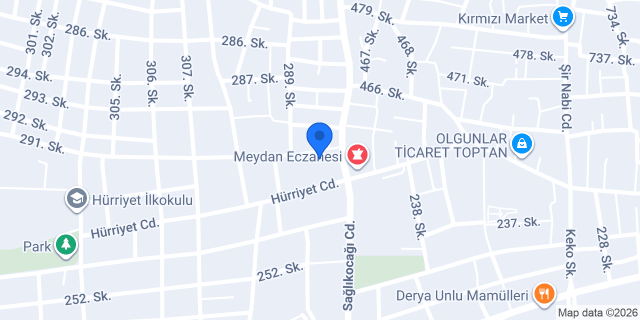 Girne İlkokulu konumu