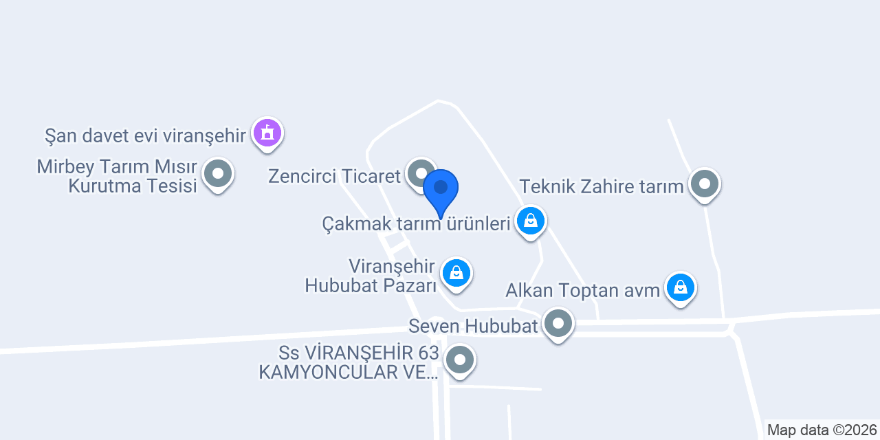 ÇAKIR TİCARET HUBUBAT ALIM SATIM konumu