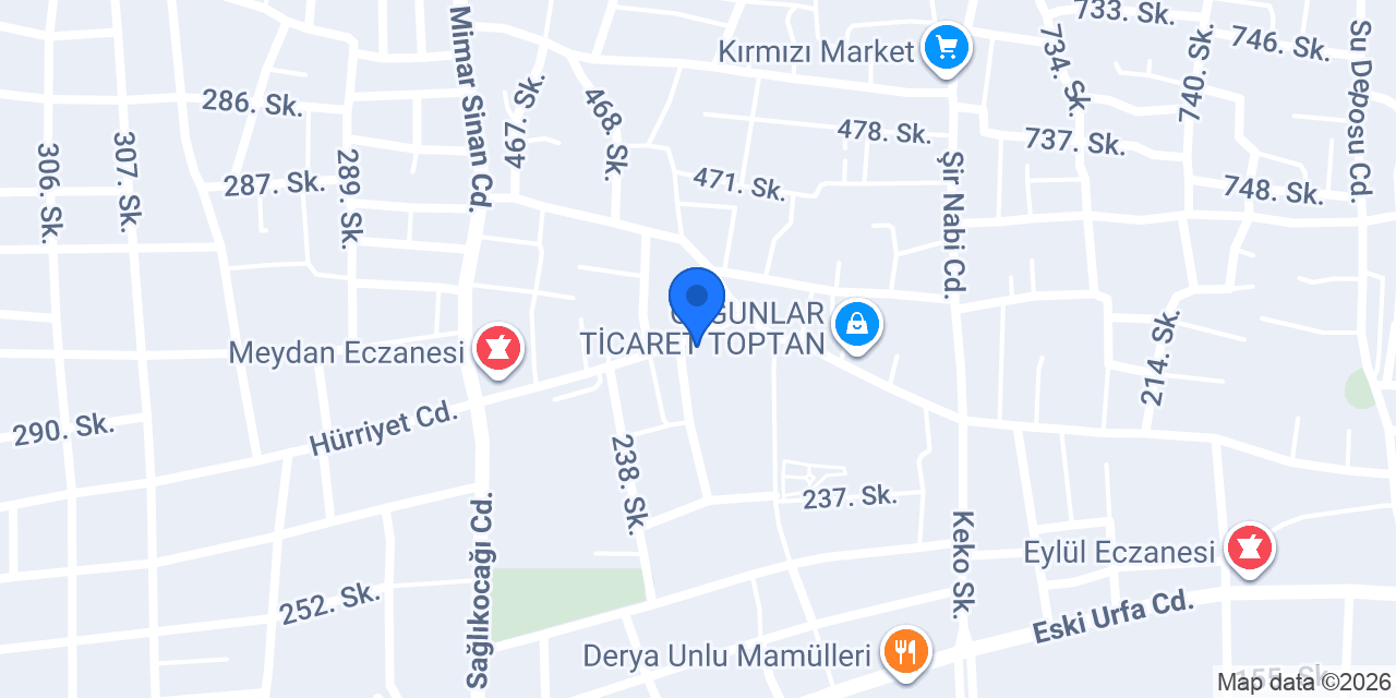 Sonğular İnşaat ve Ticaret A.Ş konumu