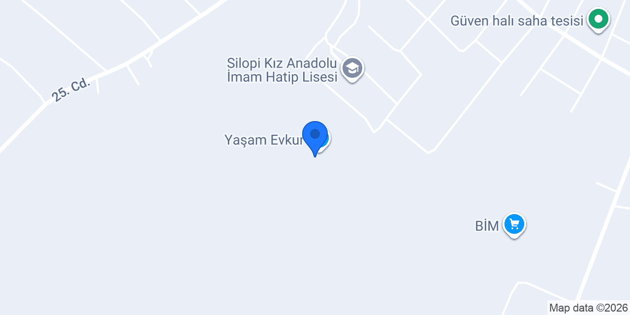 Yaşam Evkur konumu