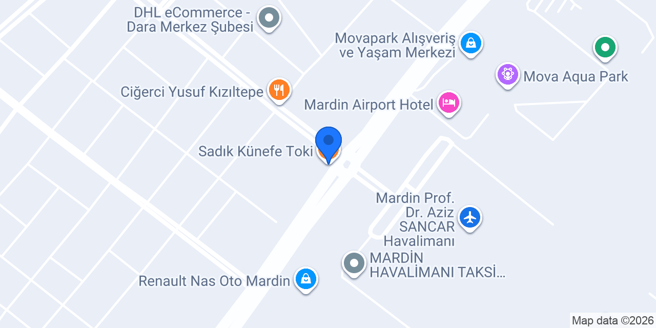 Sadık Künefe Toki konumu