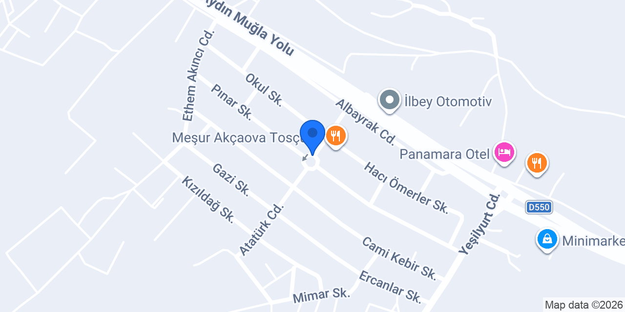 Yücel Orman Ürünleri konumu