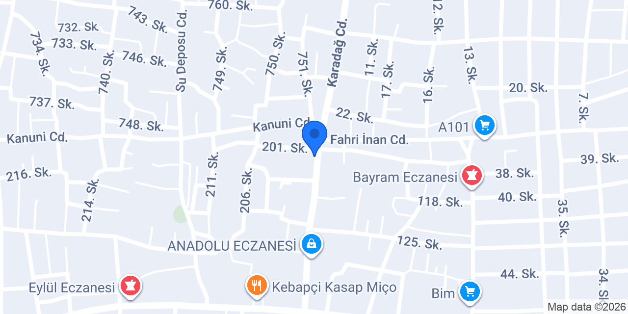 MODA CENTER konumu
