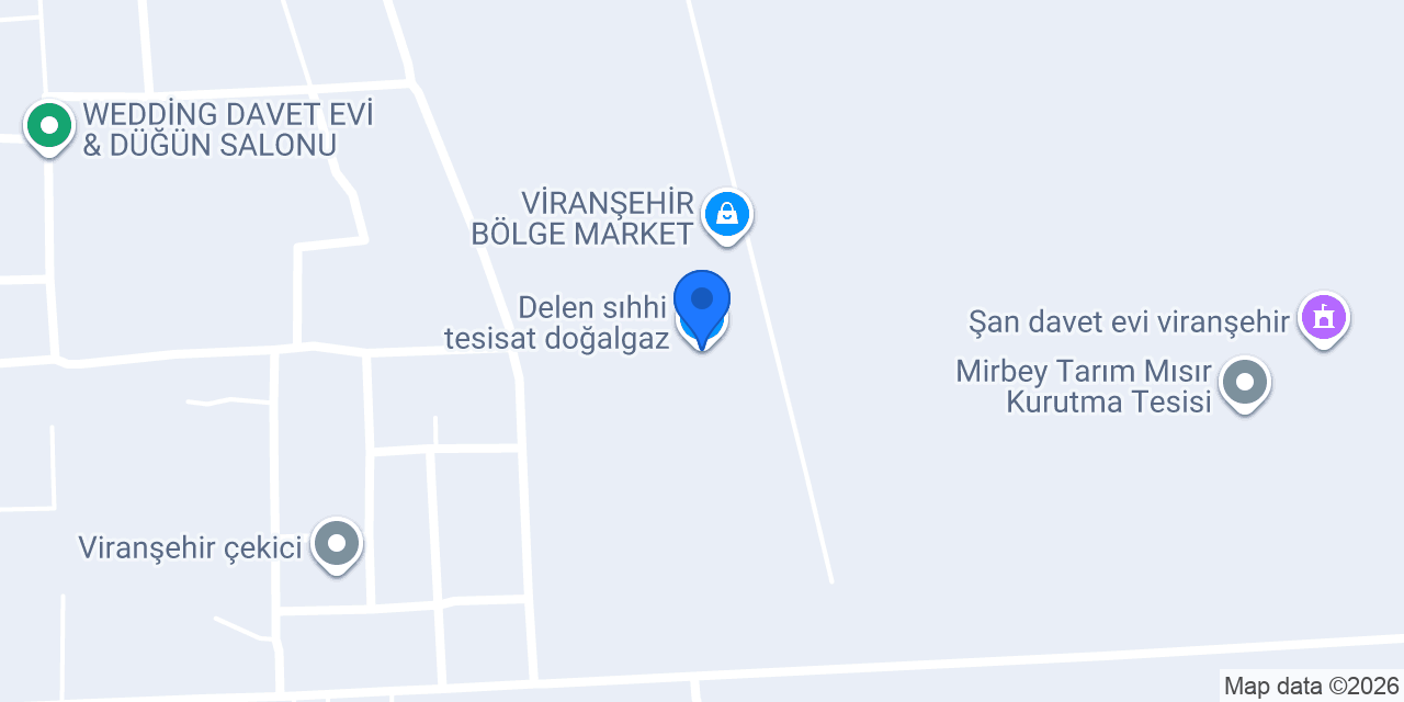 Delen sıhhi tesisat doğalgaz konumu
