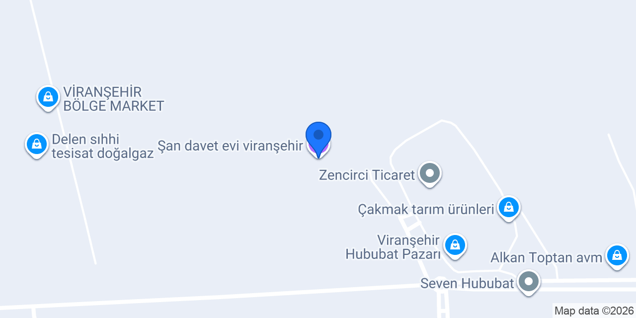 Şan davet evi viranşehir konumu