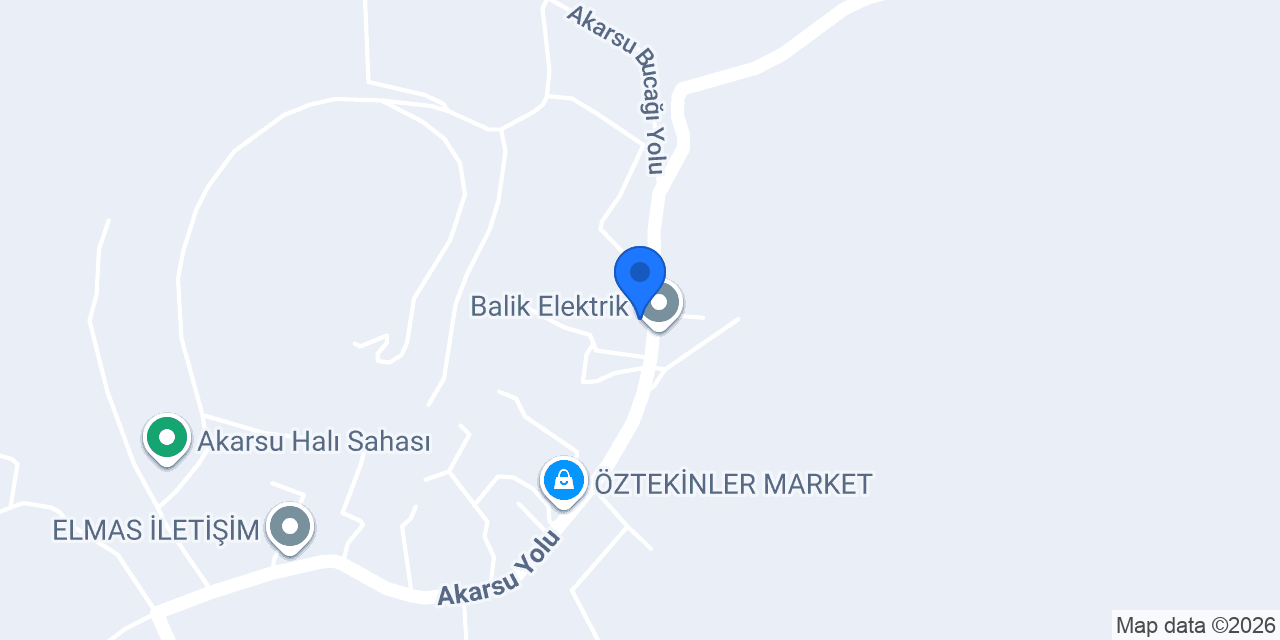 Akarsu Sağlık Ocağı konumu