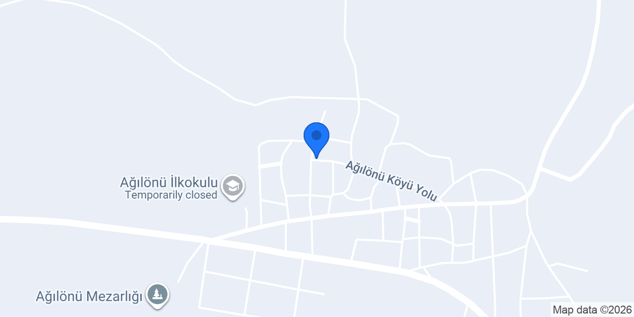 Ağılönü Köyü Muhtarlığı konumu
