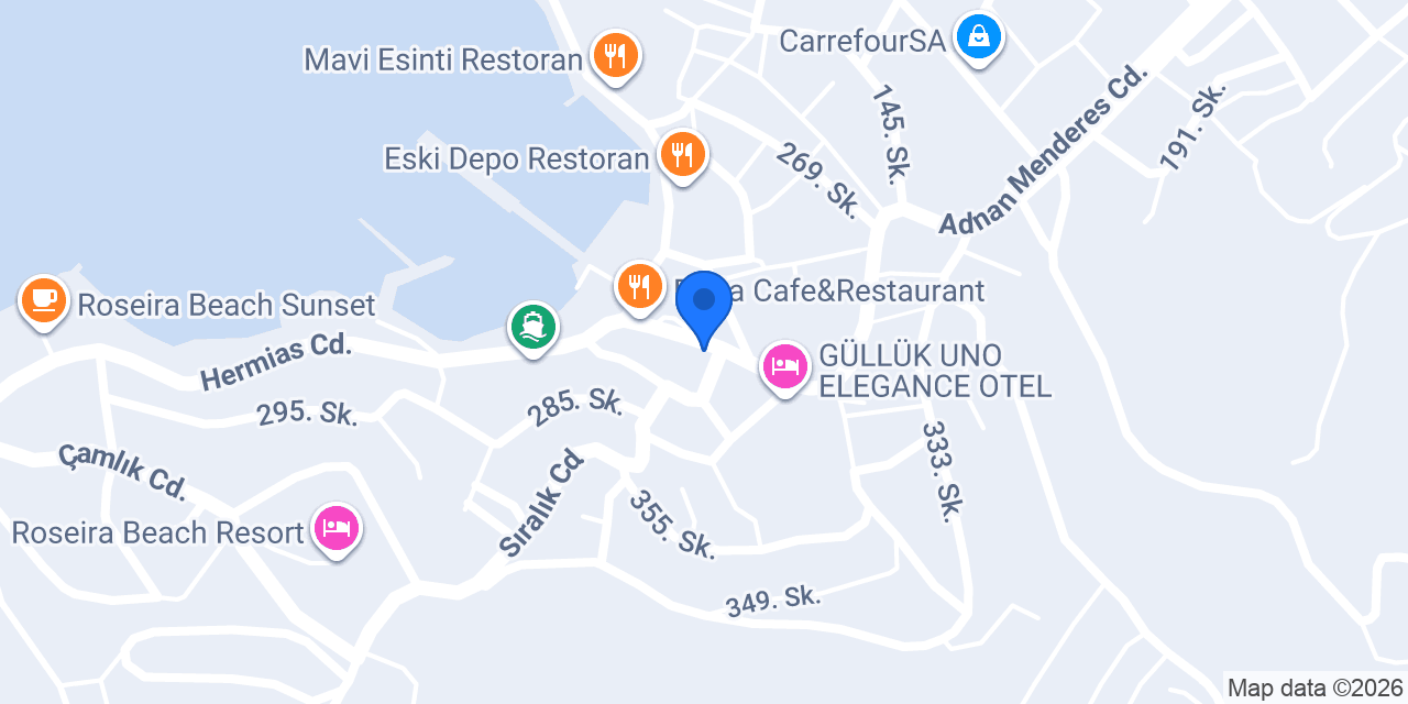Ziyafet Pide Salonu GÜLLÜK konumu