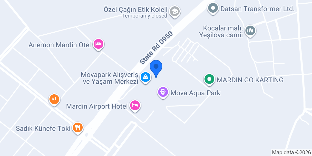 Pasaport Pizza Movapark konumu