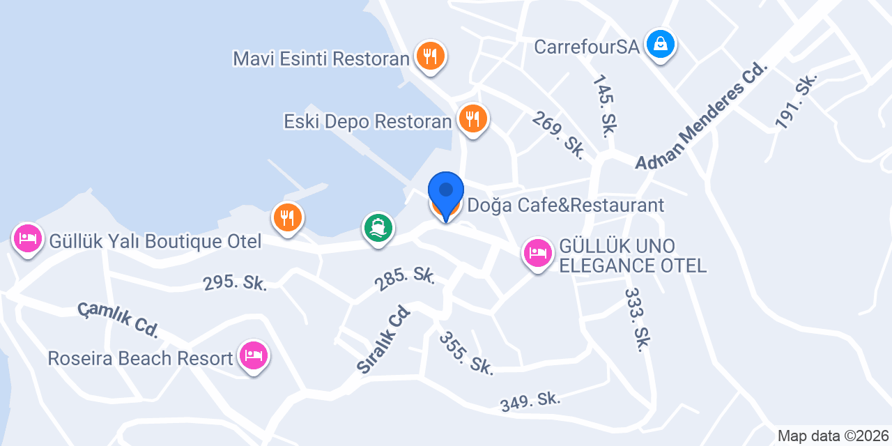 Doğa Cafe&Restaurant konumu
