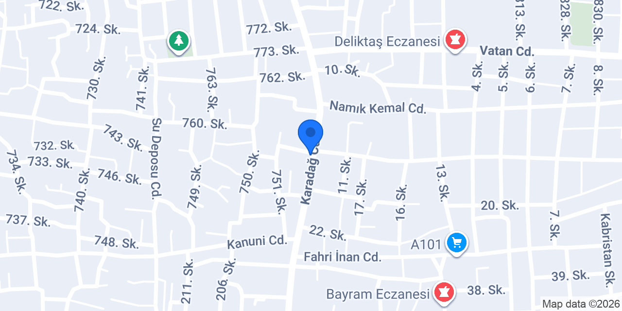 İNCİ MARKET konumu