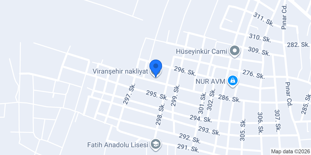 Viranşehir nakliyat konumu