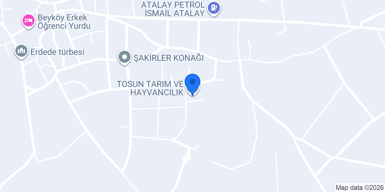TOSUN TARIM VE HAYVANCILIK konumu