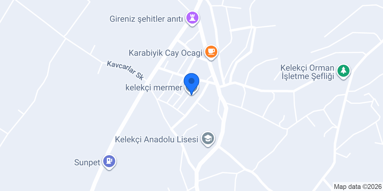 kelekçi mermer konumu