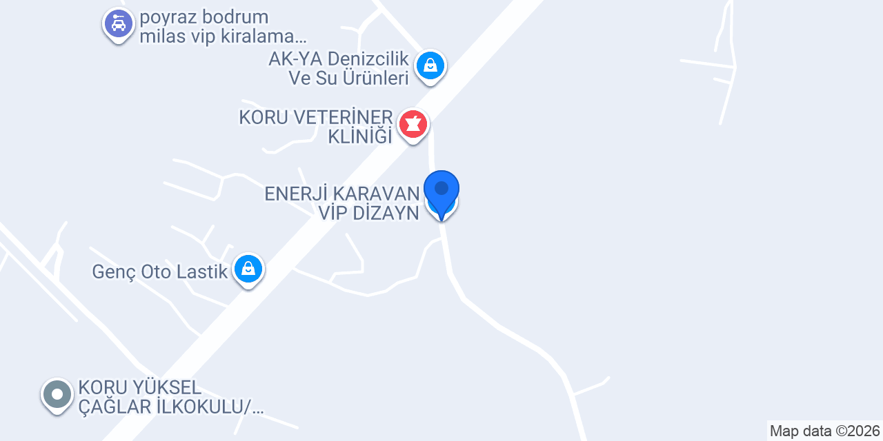 ENERJİ KARAVAN VİP DİZAYN konumu