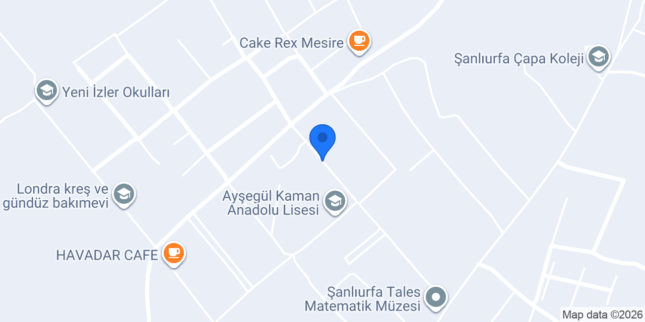 ÖZEL ŞANLI BİR ADIM KOLEJİ konumu