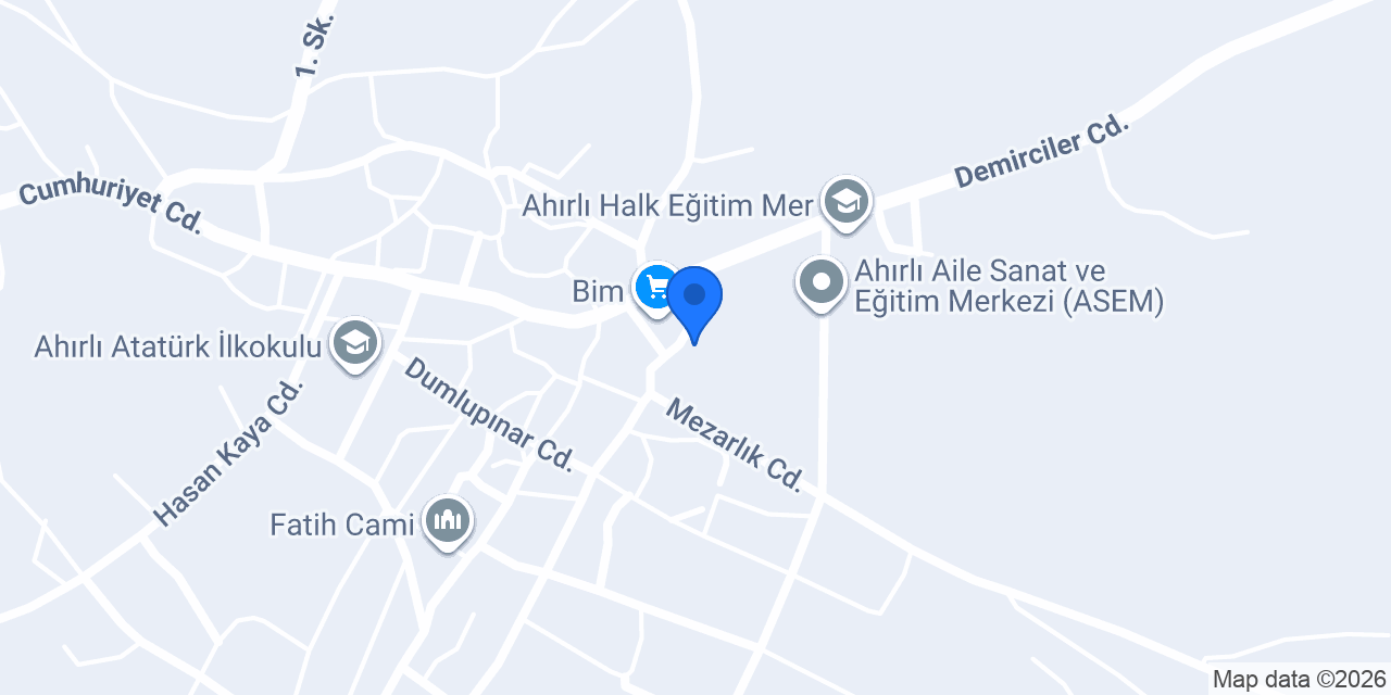 Ahırlı Tekel konumu