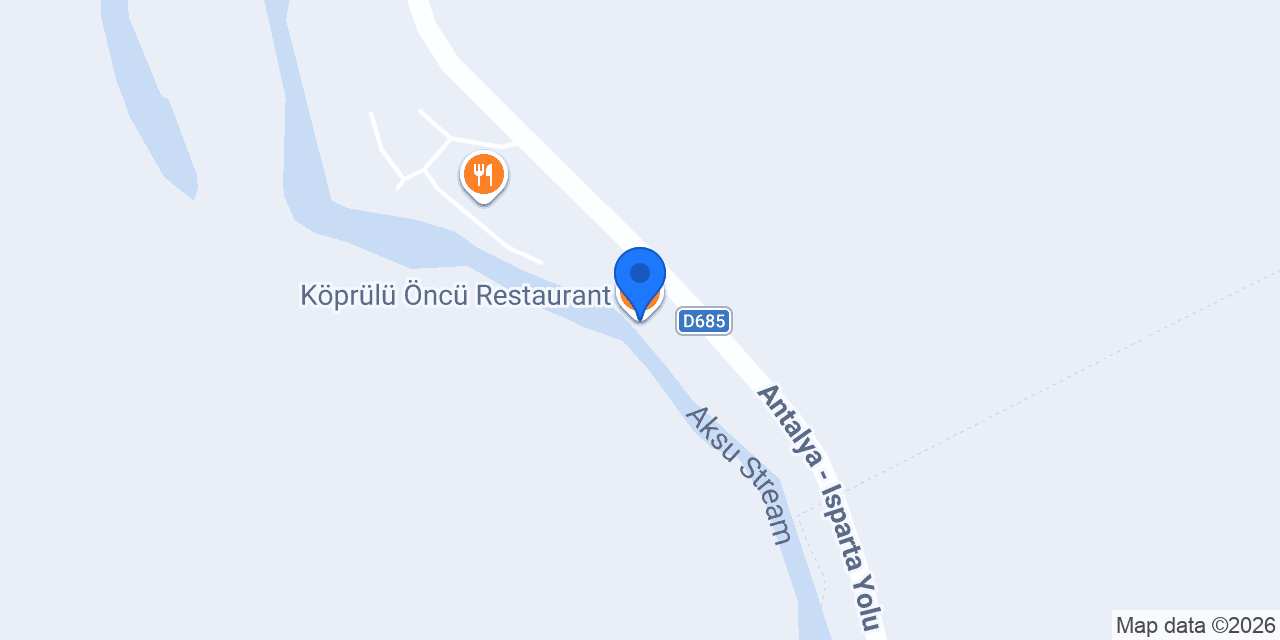 Köprülü Öncü Restaurant konumu