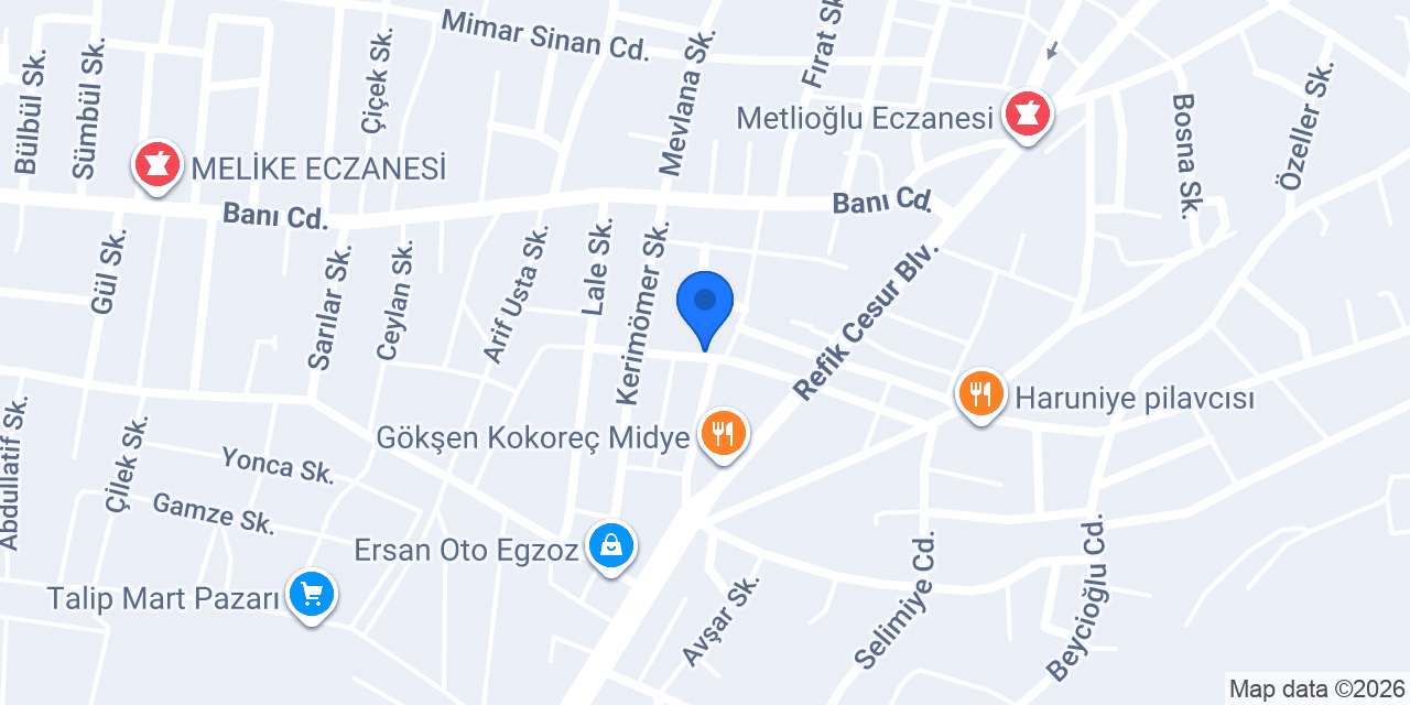 İTİMAT MOTOR konumu