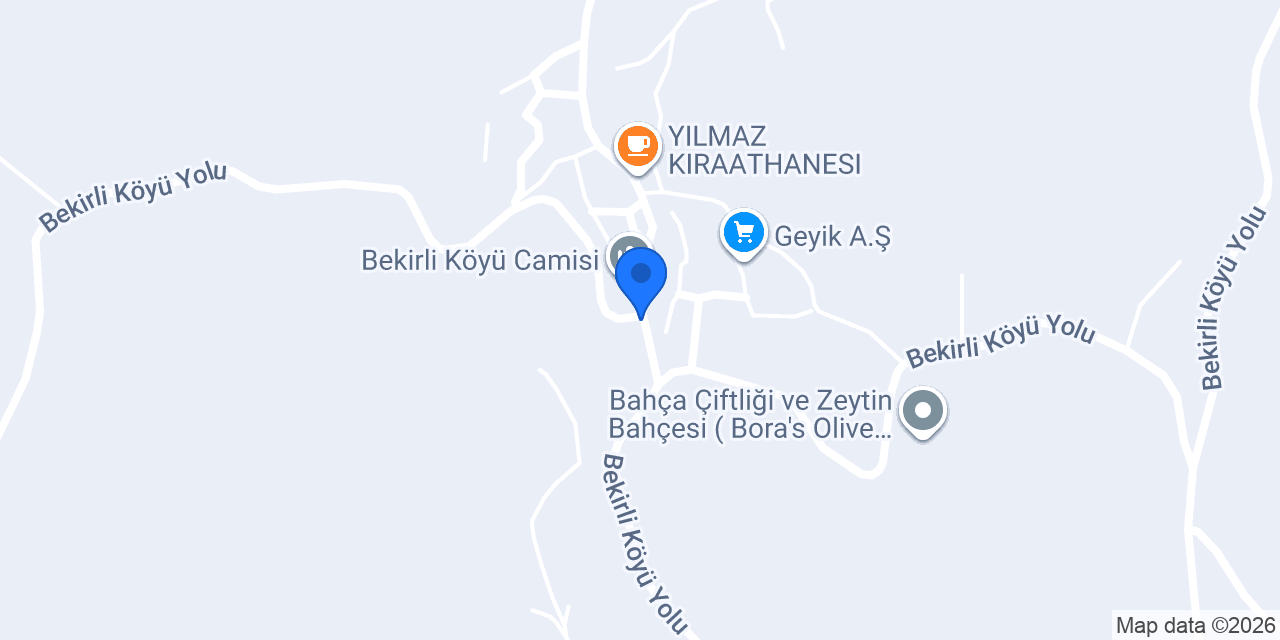 Bekırlı İlkokulu konumu