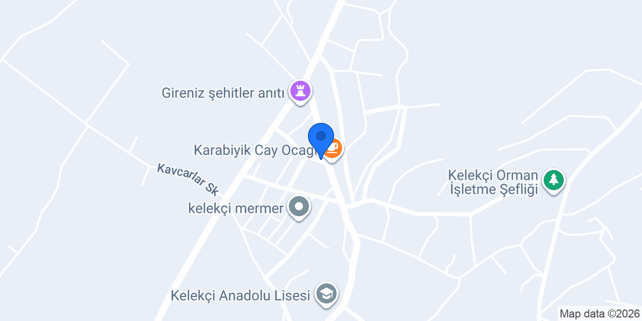 Degirmencioglu Yedekparca konumu