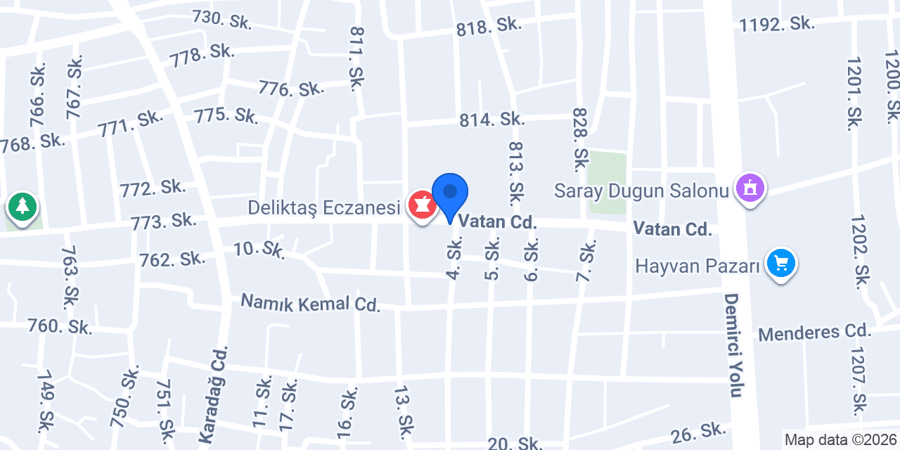Eczane Rihan konumu