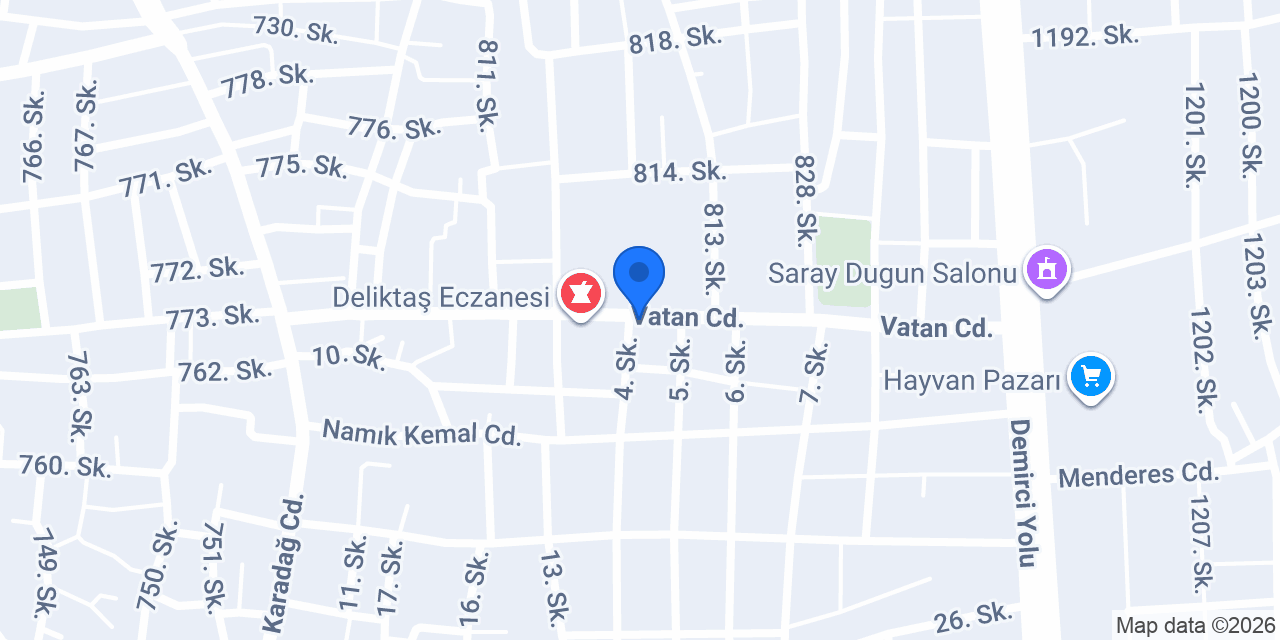 Şifa eczanesi konumu