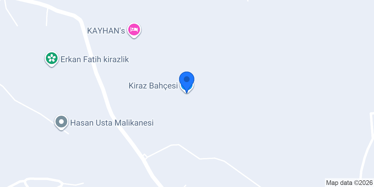 Kiraz Bahçesi konumu