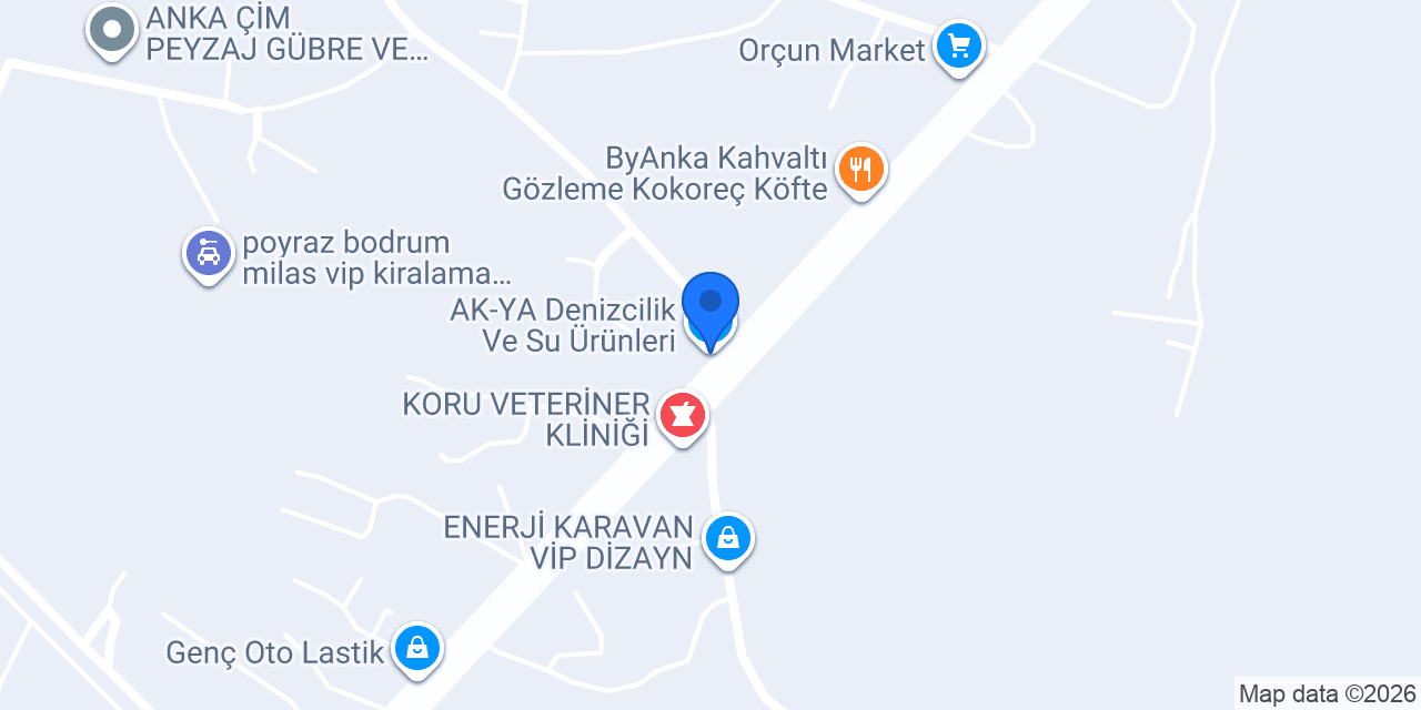 AK-YA Denizcilik Ve Su Ürünleri konumu