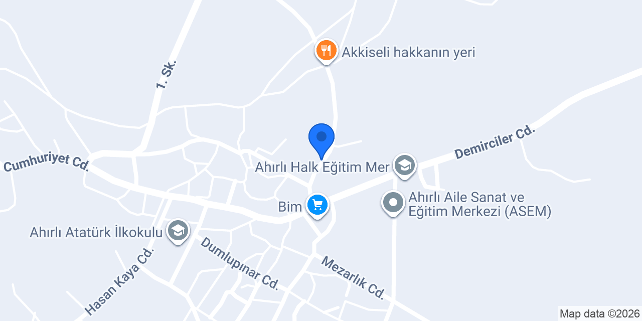 Ptt-ahırlı Şubesi konumu