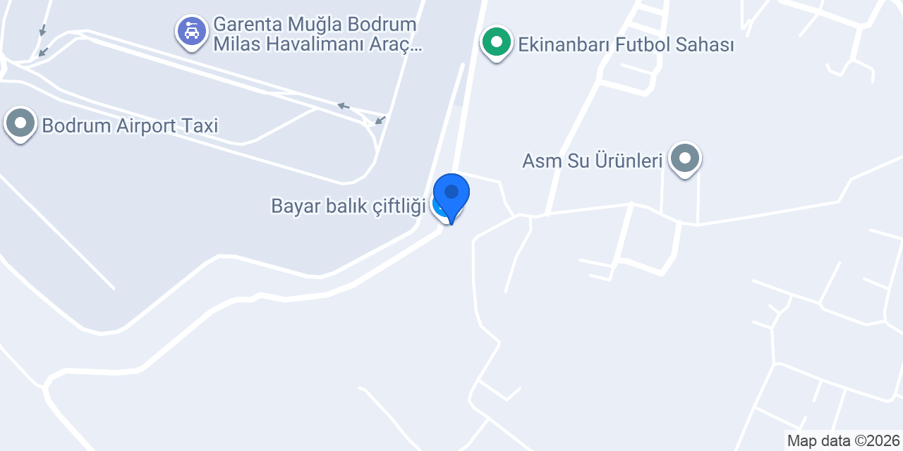 Bayar balık çiftliği konumu