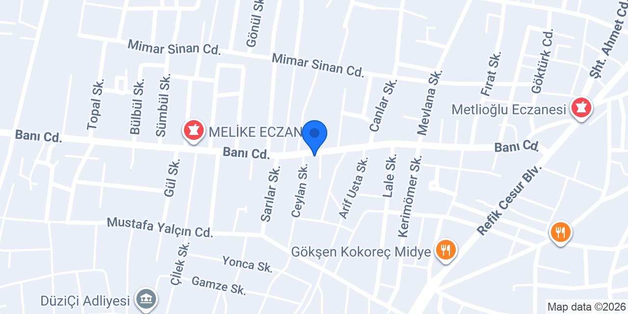 MODERN MOBİLYA konumu