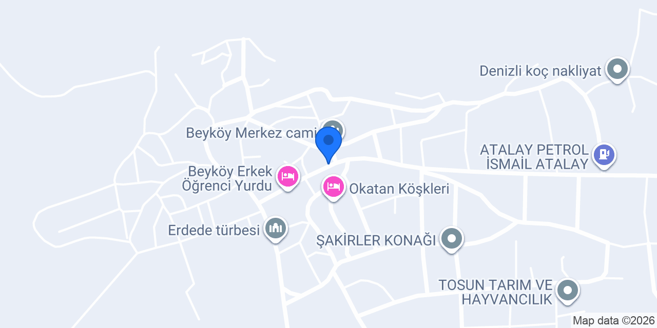 Beyköy İlköğretim Okulu konumu