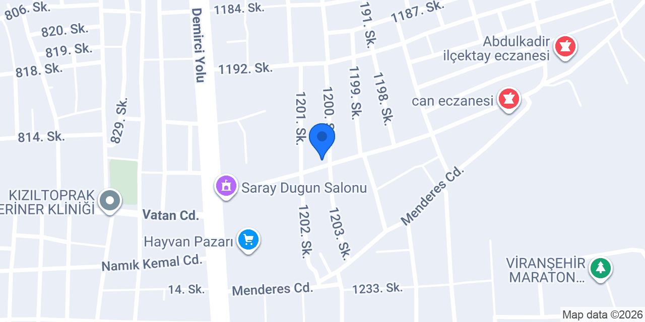 Derin Bayan Kuaförü konumu