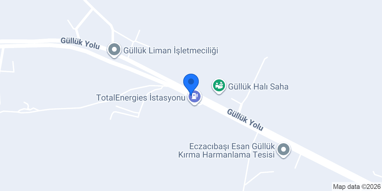 Derin Su Ürünleri konumu