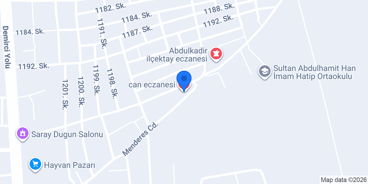 can eczanesi konumu