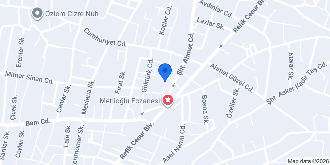 Şakir Nurlu İnternet Cafe konumu