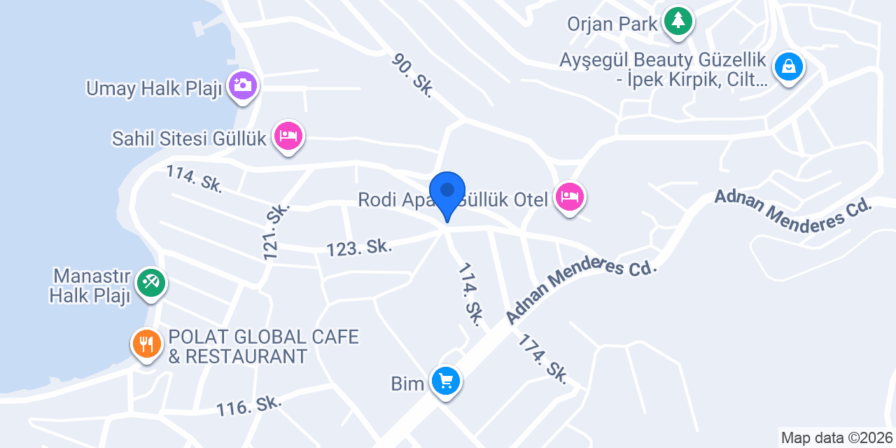 İkont otel Güllük & Bodrum Hava Alanı Oteli konumu