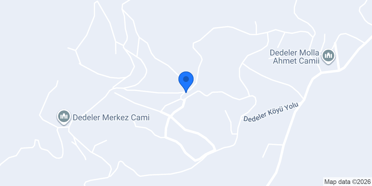 Dedeler Köyü Muhtarlığı konumu
